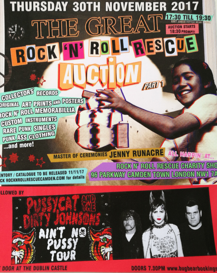 The Great Rock ‘N’ Roll Rescue Auction