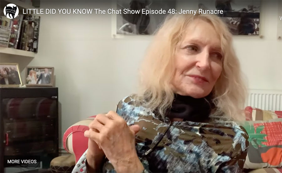 Jenny Runacre Youtube Interview